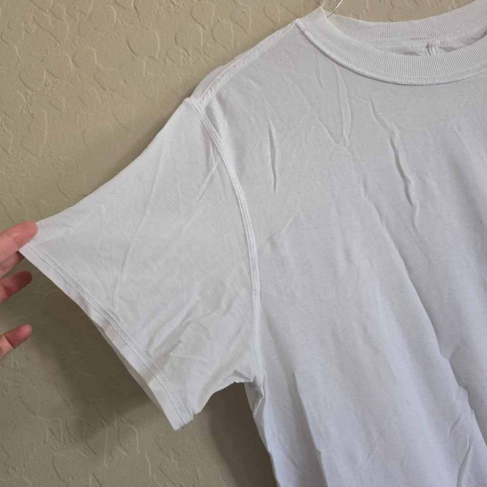Lululemon All Yours Cotton T-shirt White Activewear Athleisure‎ Casual
